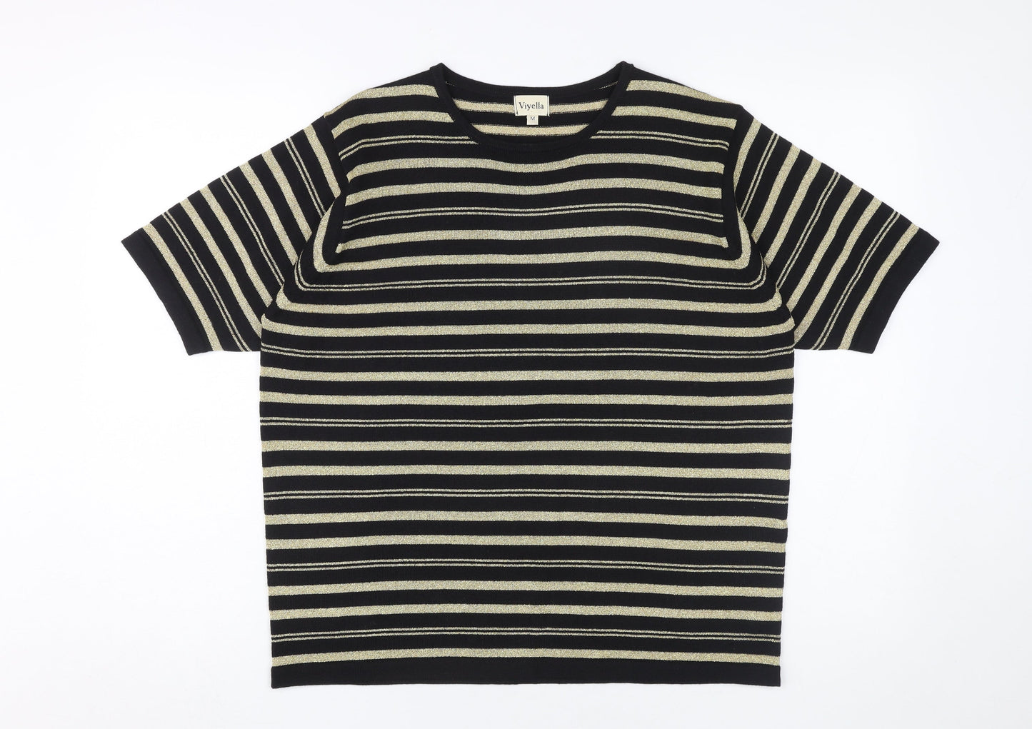 Unisex Adults UK Size M Viyella Multicoloured Basic T-Shirt