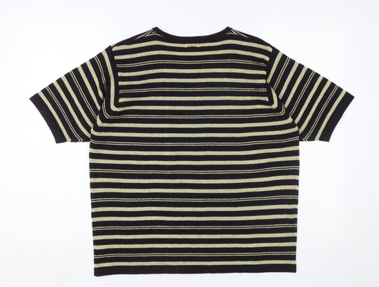 Unisex Adults UK Size M Viyella Multicoloured Basic T-Shirt