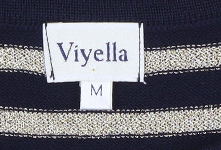 Unisex Adults UK Size M Viyella Multicoloured Basic T-Shirt