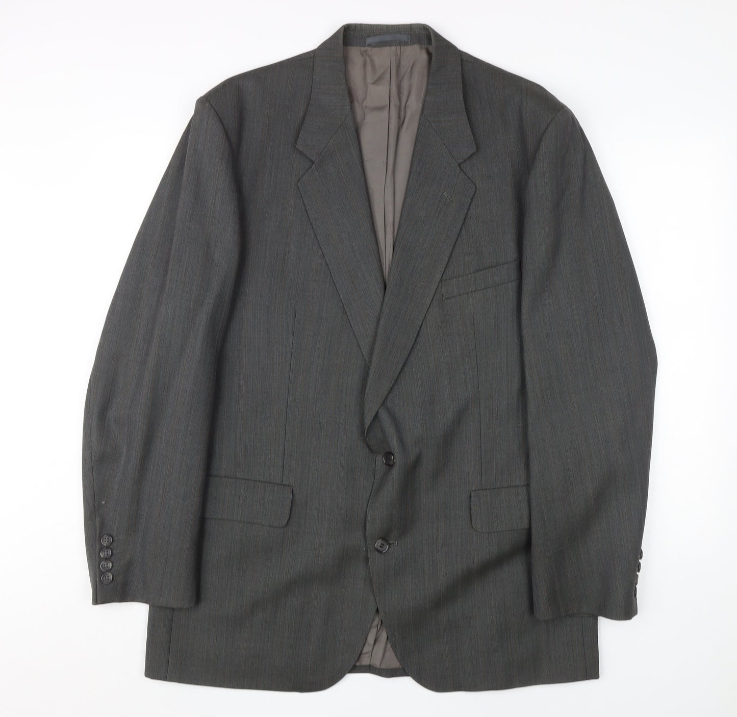 Mens UK Size 44 Crombie Regular Grey Suit Jacket