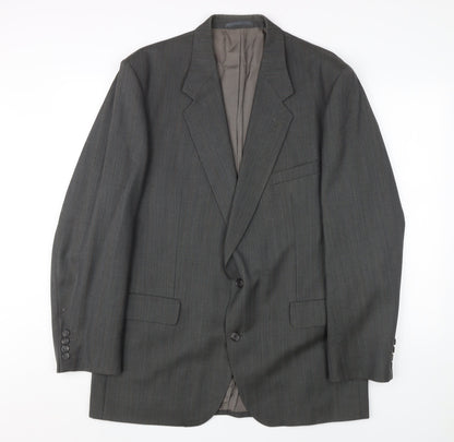 Mens UK Size 44 Crombie Regular Grey Suit Jacket