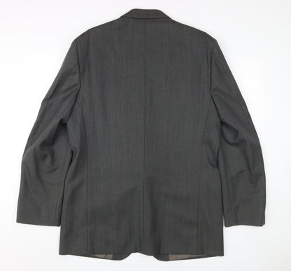 Mens UK Size 44 Crombie Regular Grey Suit Jacket