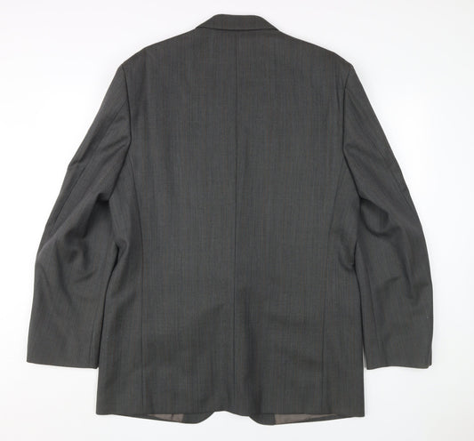 Mens UK Size 44 Crombie Regular Grey Suit Jacket