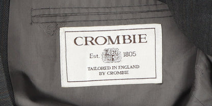 Mens UK Size 44 Crombie Regular Grey Suit Jacket