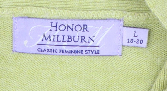 Honor Millburn Women's Green Pullover Jumper Size L