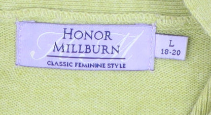 Honor Millburn Women's Green Pullover Jumper Size L