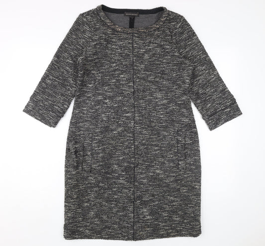 Banana Republic Women's Grey Shift Dress M Petite