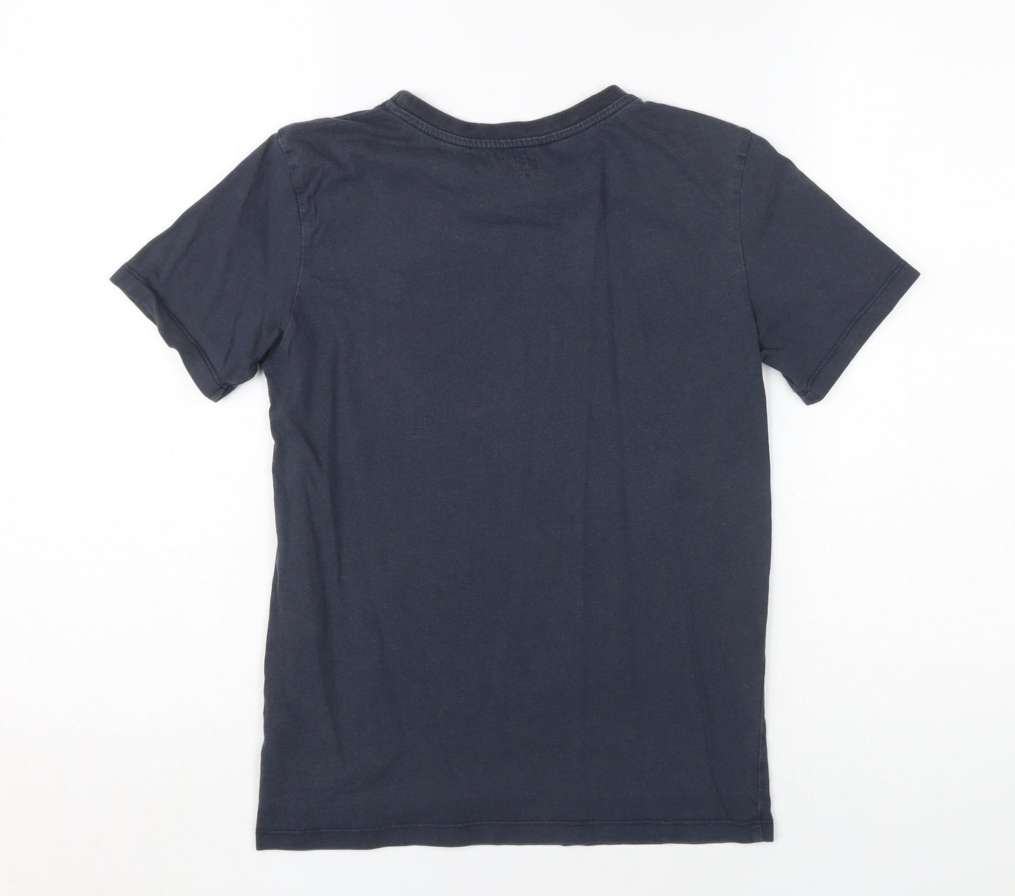 Tommy Hilfiger Boys Blue T-Shirt, Size 12 Years, Logo Accent