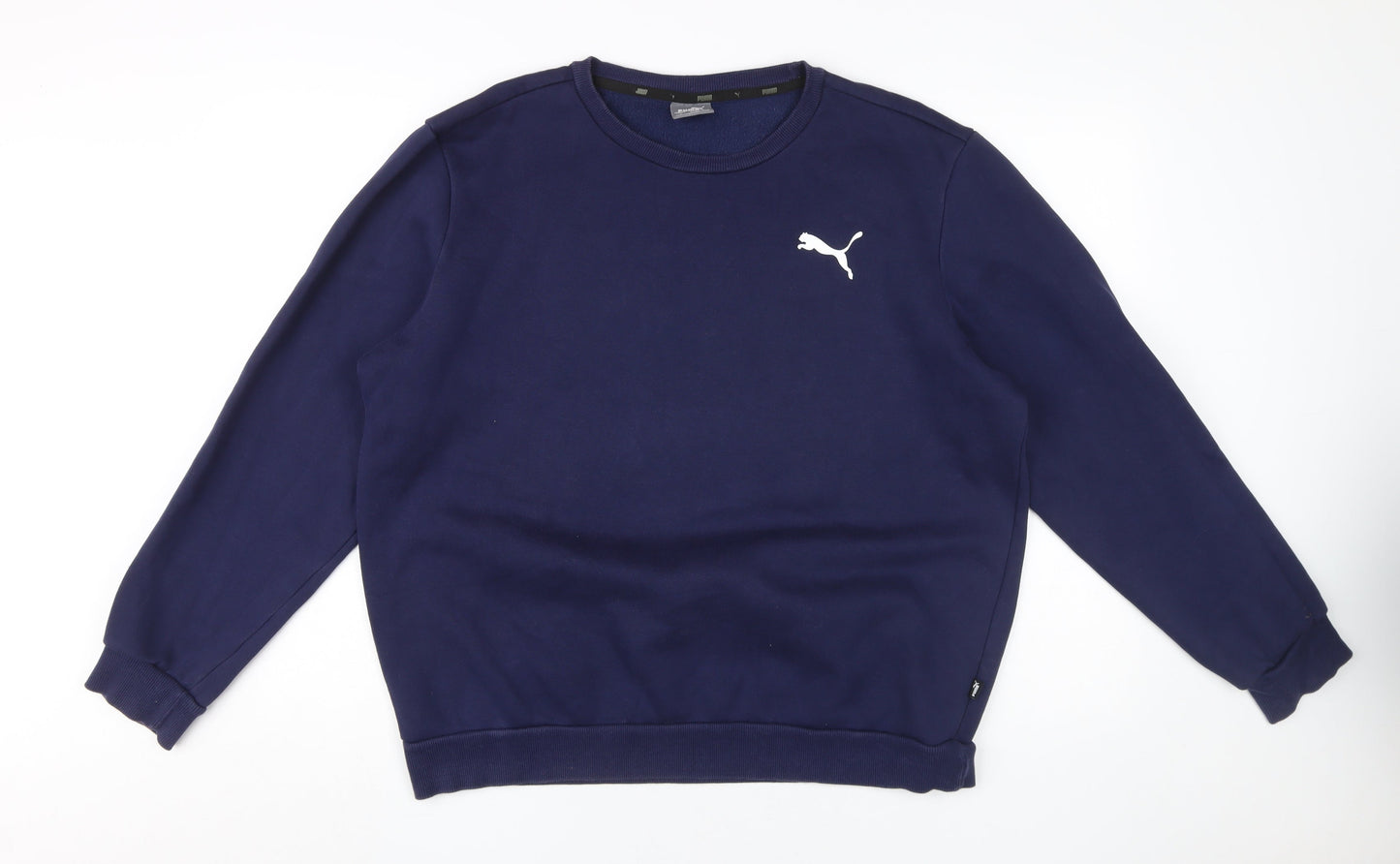 Mens UK Size L PUMA Blue Pullover Sweatshirt