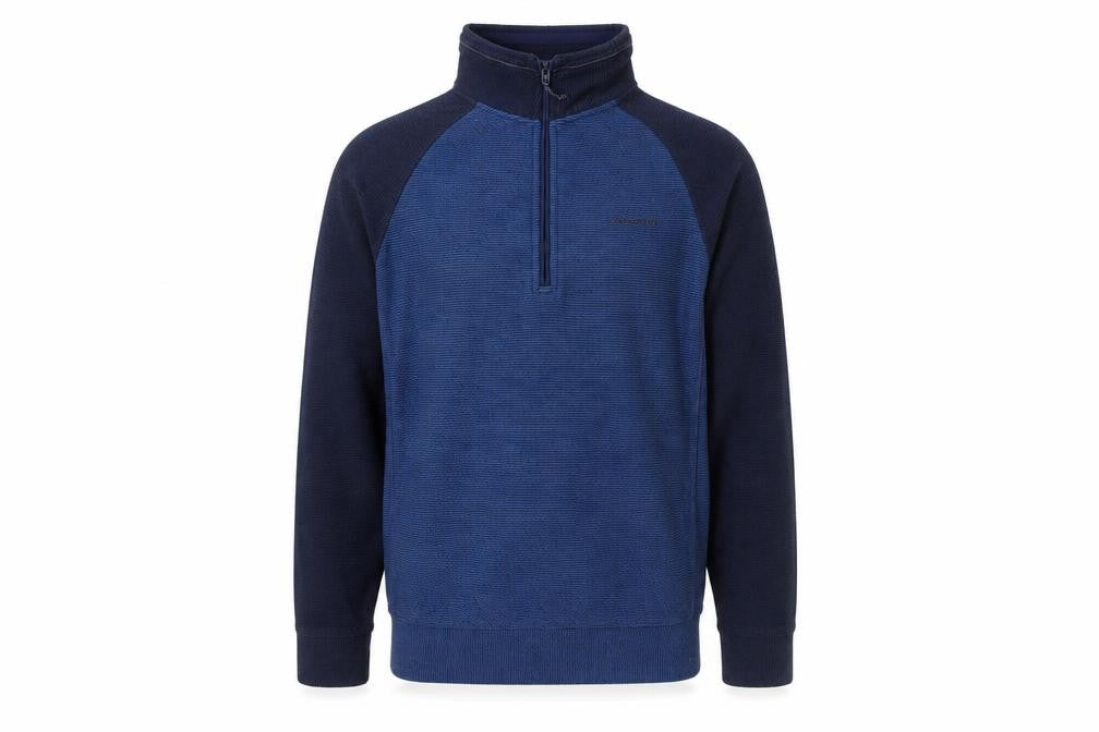 Mens UK Size S Craghoppers Blue 1/2 Zip Sweatshirt