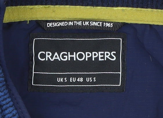 Mens UK Size S Craghoppers Blue 1/2 Zip Sweatshirt