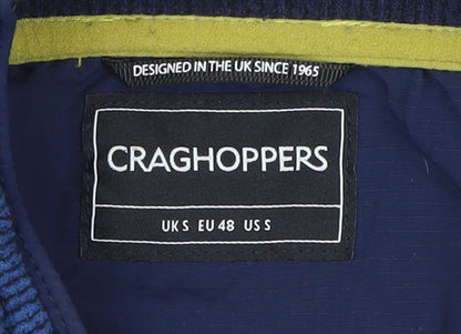 Mens UK Size S Craghoppers Blue 1/2 Zip Sweatshirt