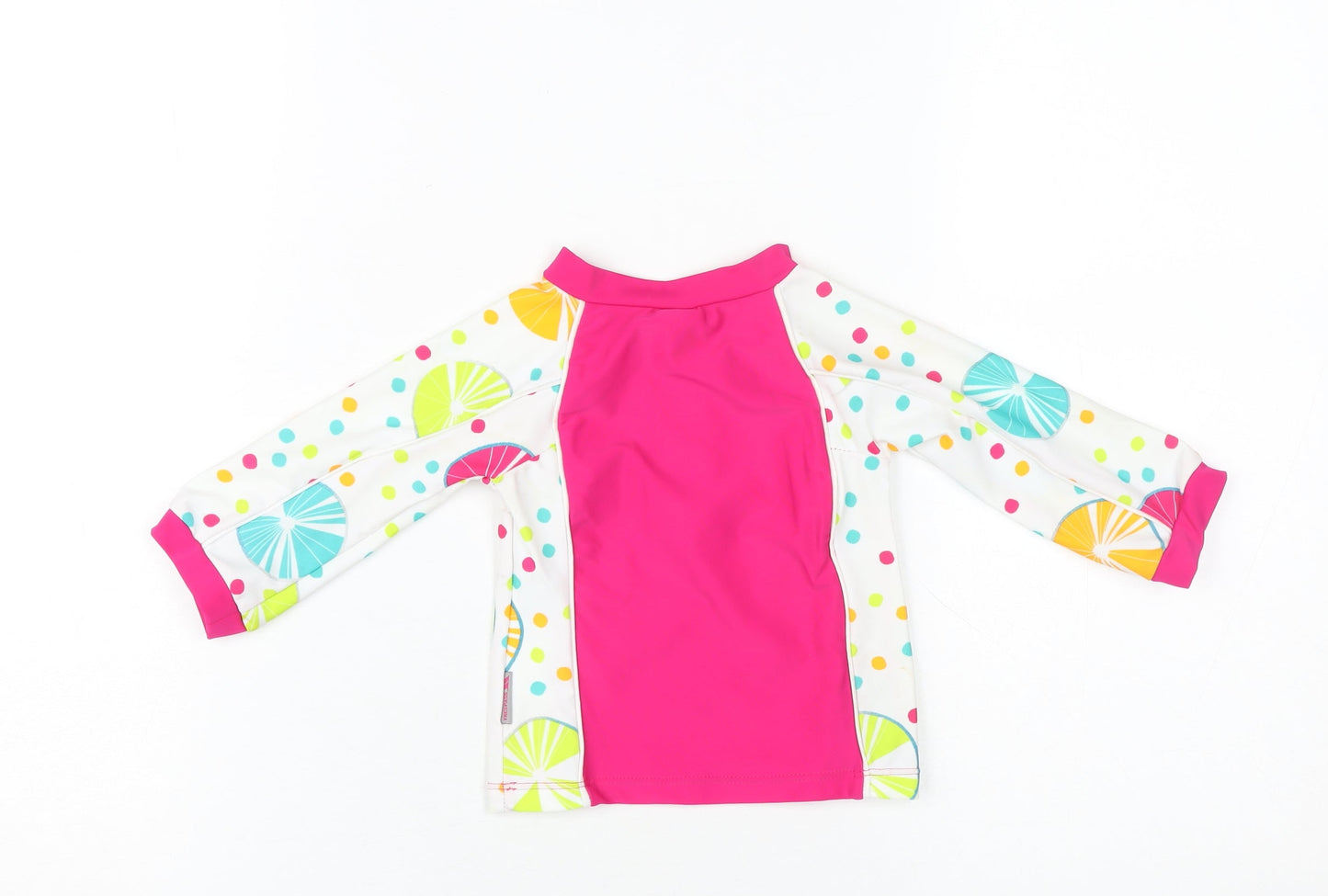 Trespass Girls' Pink Multicoloured Polka Dot Activewear Top, Size 2-3 Years