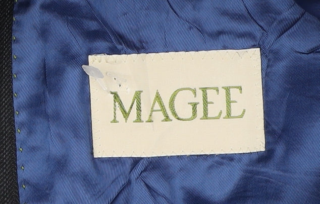 Mens UK Size 44 Magee Regular Black Suit Jacket