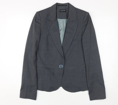 Long Tall Sally Women's Grey Suit Jacket Size 10