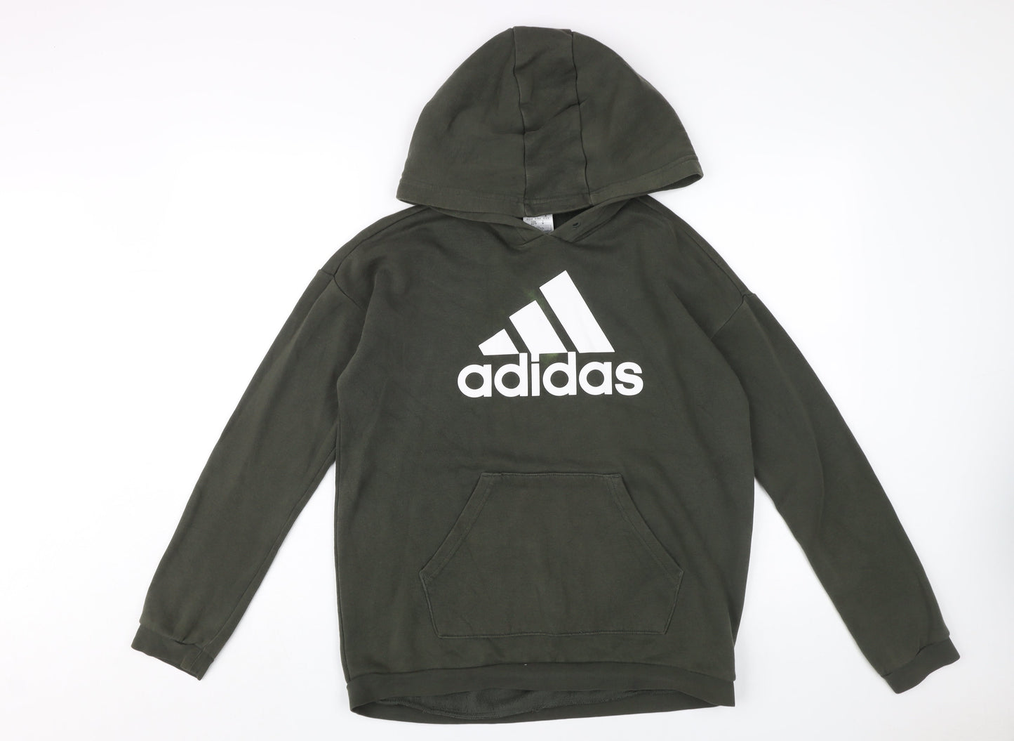 Adidas Women's Green XS Hoodie Pullover with Logo