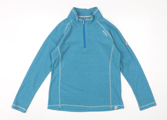 Regatta Women's Blue Henley Hoodie, Size 10