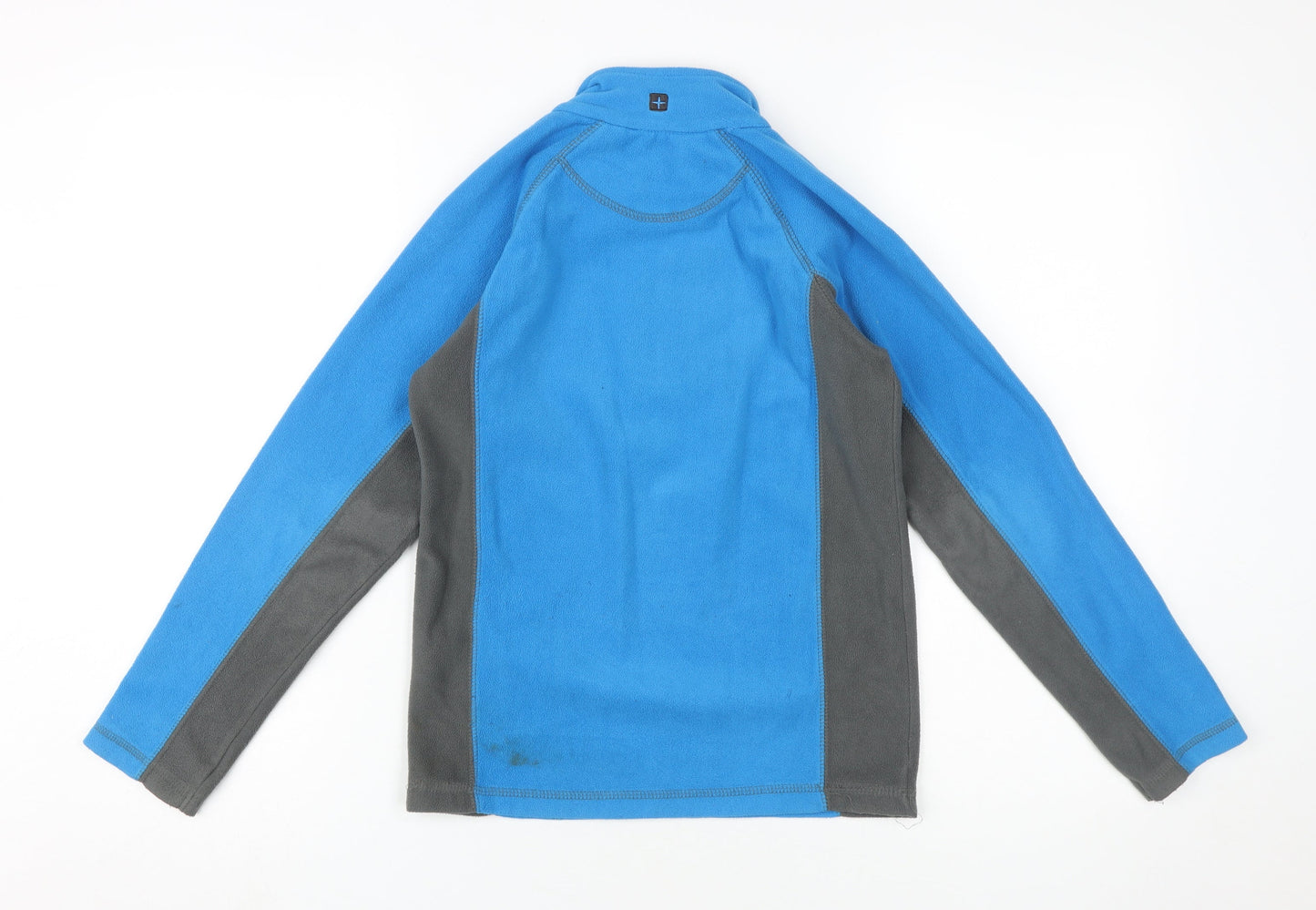 Mountain Warehouse Boys Blue Fleece 1/4 Zip Sweatshirt 9-10 Years