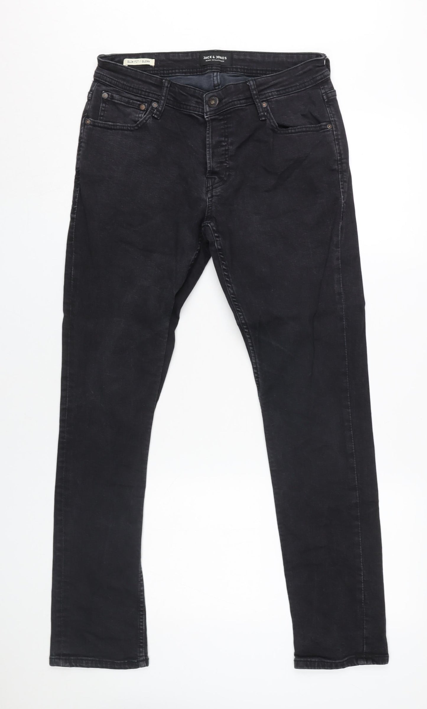 Jack & Jones Men's Black Skinny Jeans, Size 30