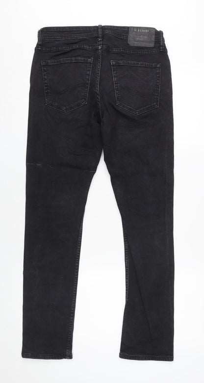 Jack & Jones Men's Black Skinny Jeans, Size 30