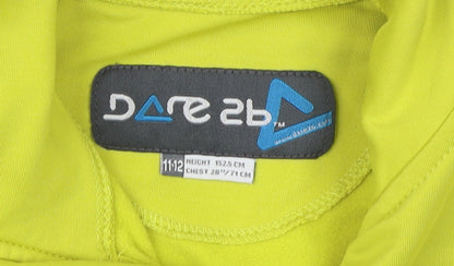 Dare 2b Boys Green 1/4 Zip Track Jacket, Size 11-12 Years
