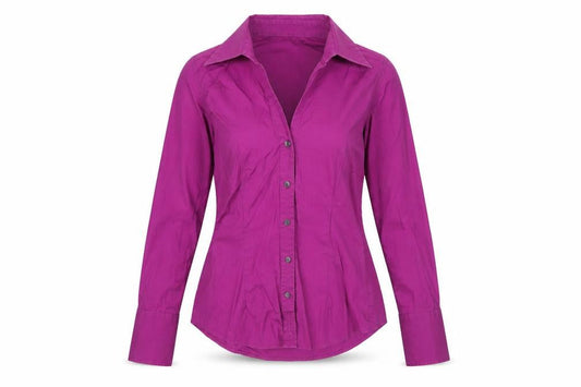 Womens UK Size XS Ben Sherman Purple Basic Button-Up