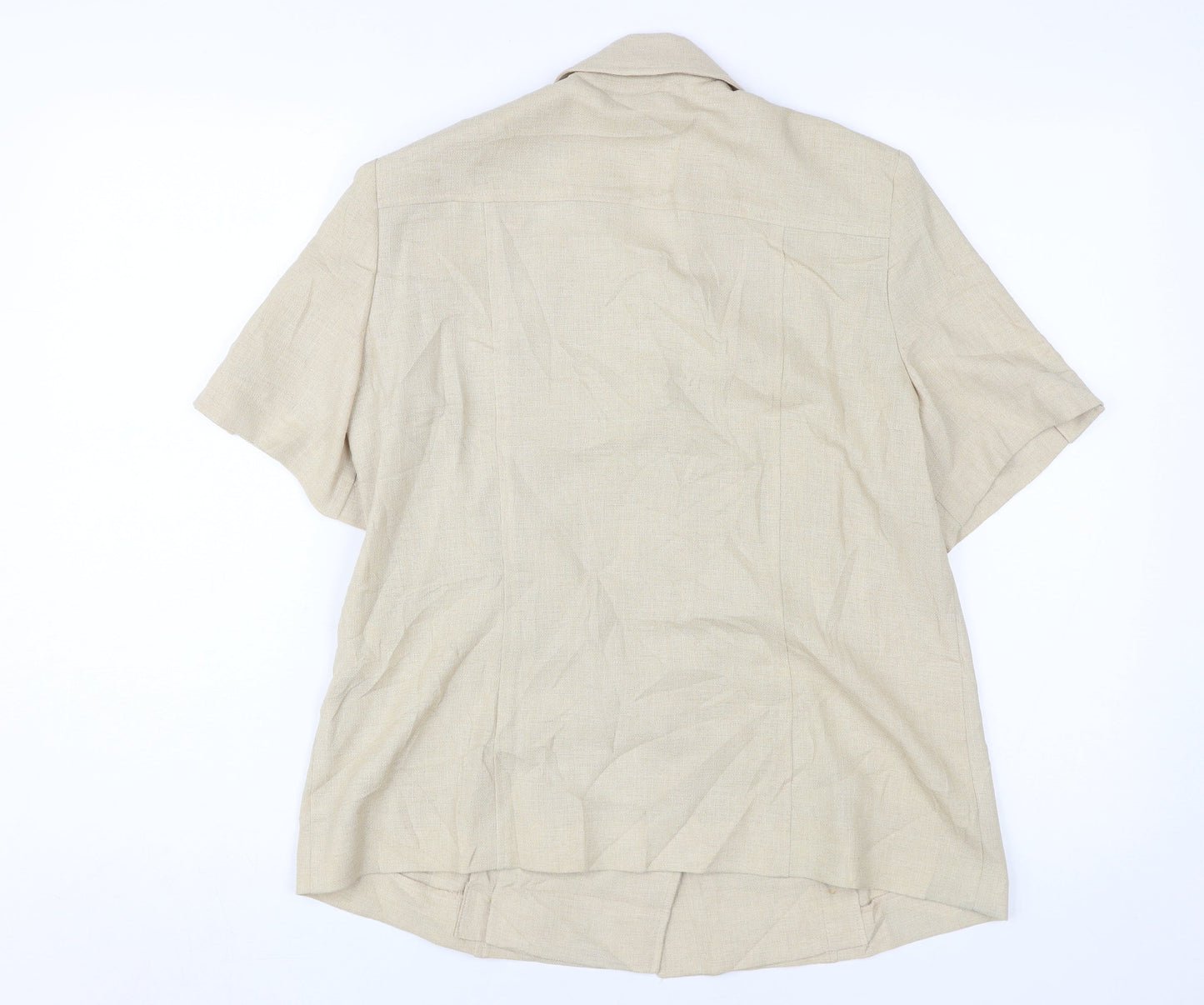 Womens UK Size 14 Eastex Beige Basic Jacket