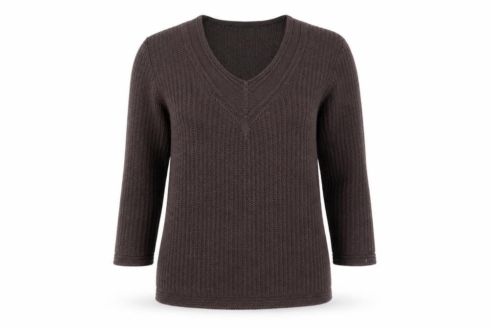 Womens UK Size 10 Eastex Brown Pullover Jumper