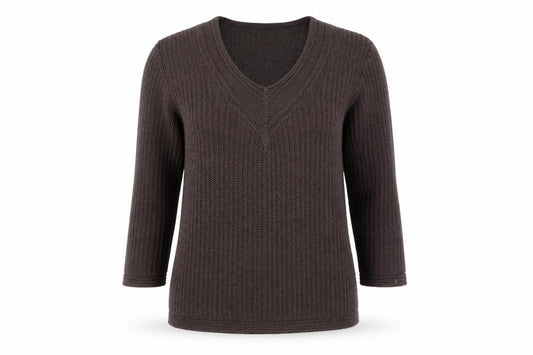 Womens UK Size 10 Eastex Brown Pullover Jumper