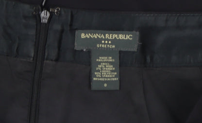 Banana Republic Women's Black Pencil Skirt Size 8