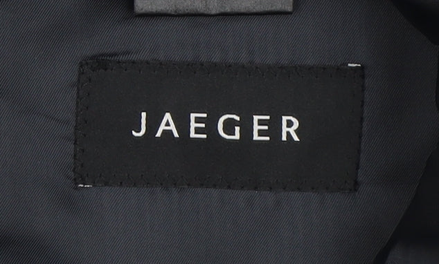 Mens UK Size 38 Jaeger Regular Black Suit Jacket