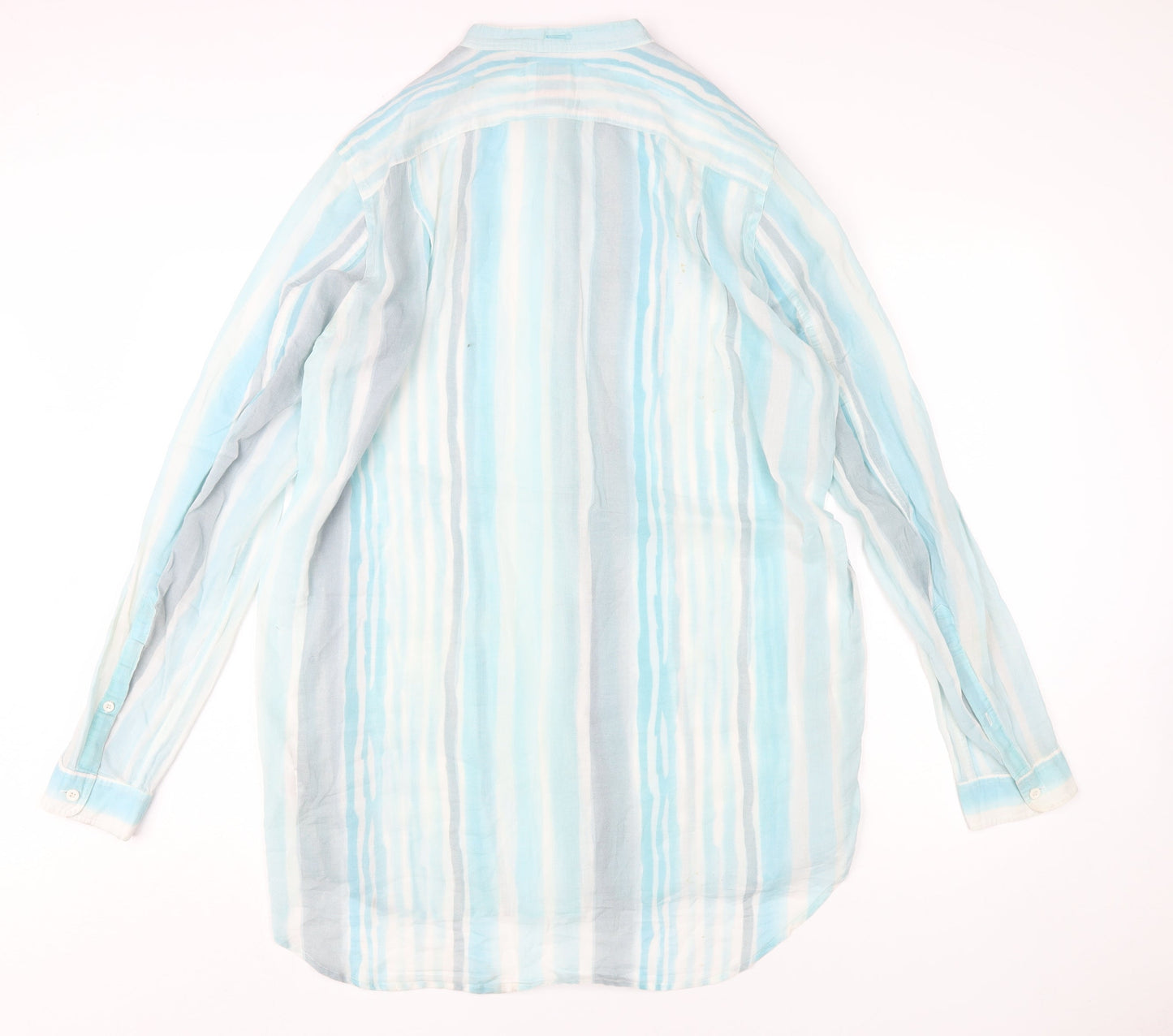 Womens UK Size L Diesel Blue Basic Button-Up