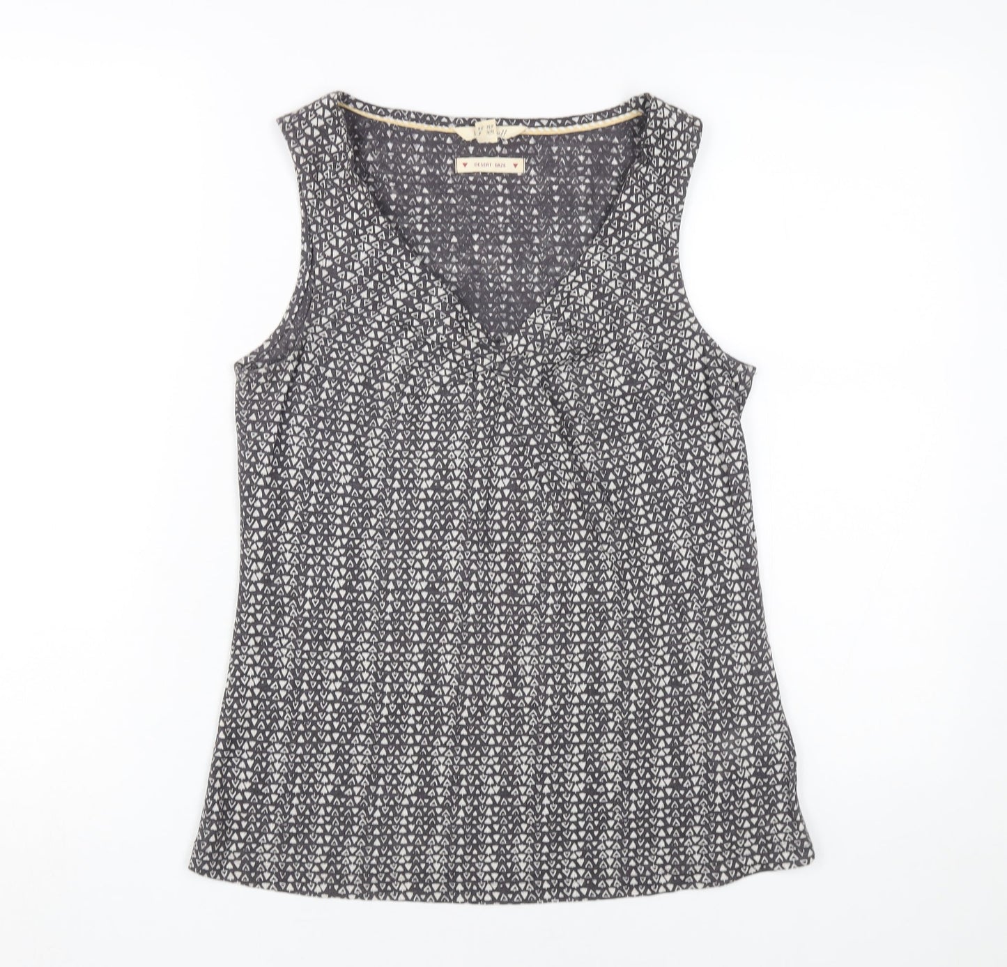 Womens UK Size 8 White Stuff Grey Basic Tank