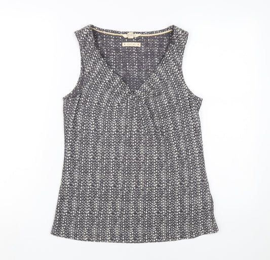 Womens UK Size 8 White Stuff Grey Basic Tank