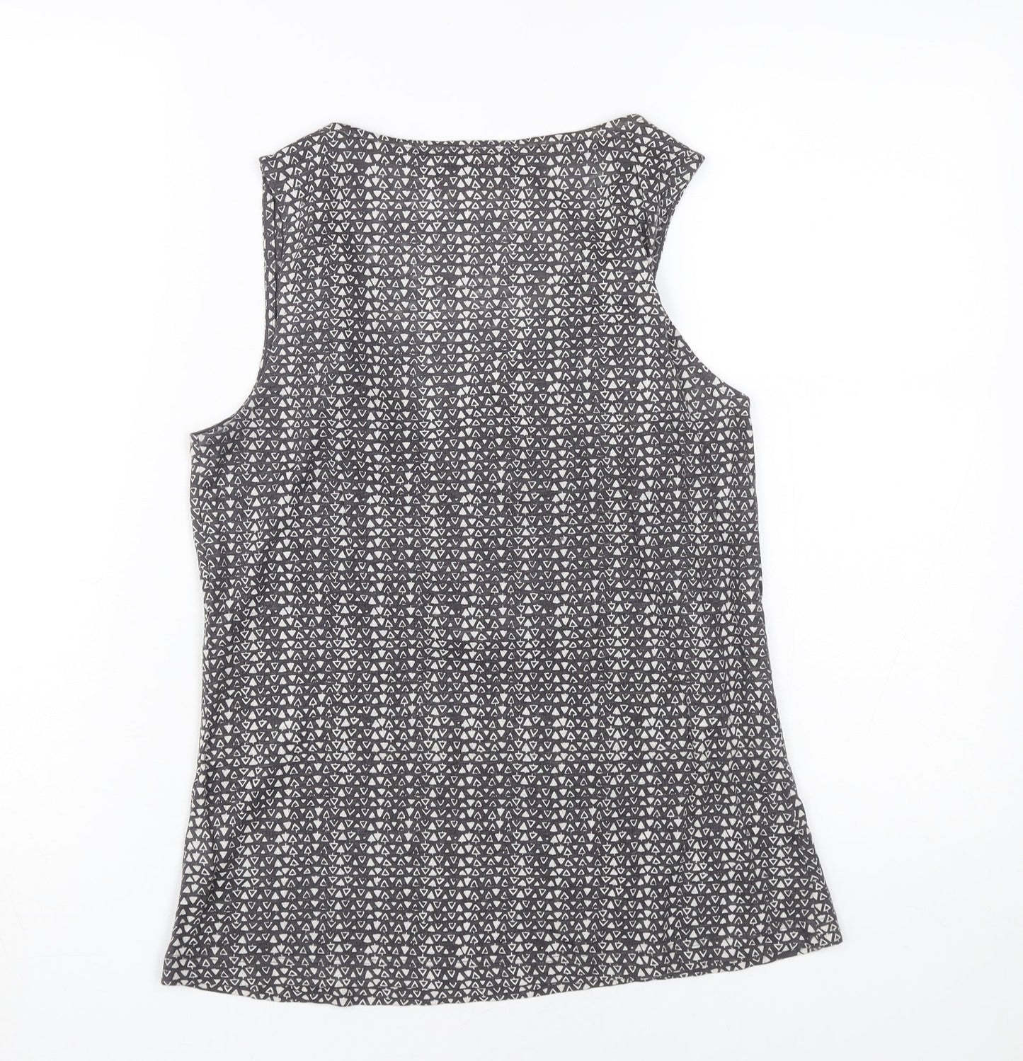 Womens UK Size 8 White Stuff Grey Basic Tank