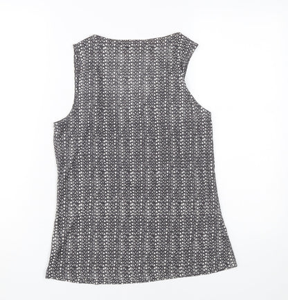 Womens UK Size 8 White Stuff Grey Basic Tank
