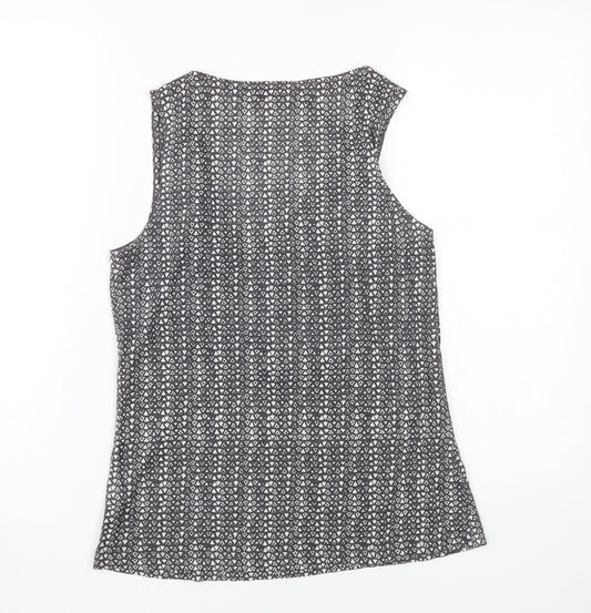 Womens UK Size 8 White Stuff Grey Basic Tank