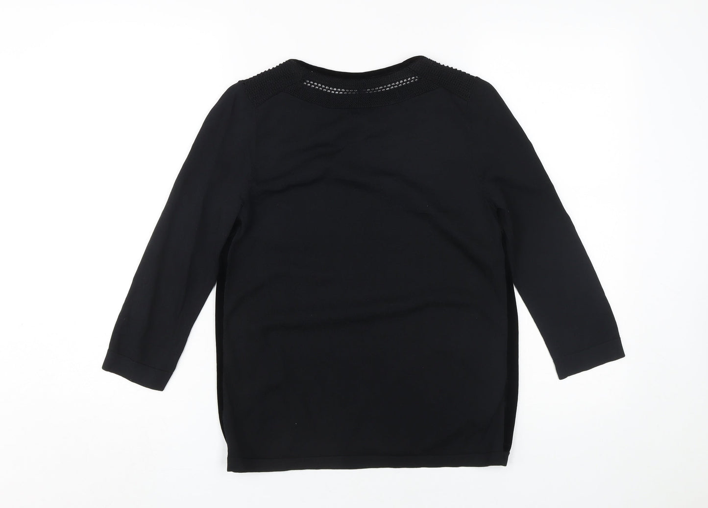 Laura Ashley Women's Black Basic Blouse, Size 8