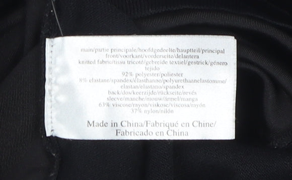 Laura Ashley Women's Black Basic Blouse, Size 8