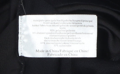 Laura Ashley Women's Black Basic Blouse, Size 8