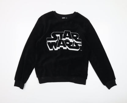 Unisex Adults UK Size S Star Wars Black Pullover Sweatshirt