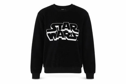 Unisex Adults UK Size S Star Wars Black Pullover Sweatshirt