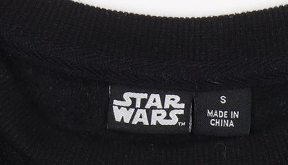 Unisex Adults UK Size S Star Wars Black Pullover Sweatshirt