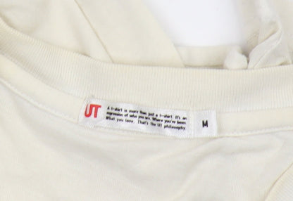 UT Men's Anime Ivory M T-Shirt Short Sleeve