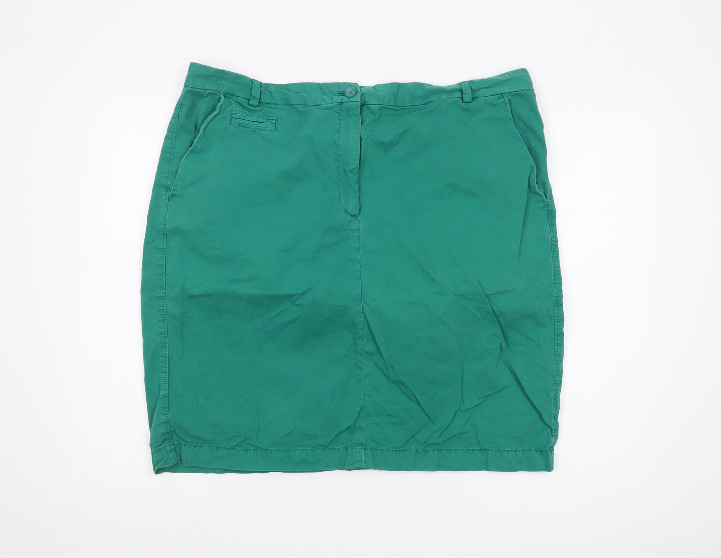 Marks and Spencer Women's Green Pencil Skirt Size 20