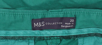 Marks and Spencer Women's Green Pencil Skirt Size 20