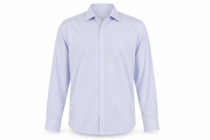 Dehavilland Men's Blue Striped 16.5 Casual Shirt