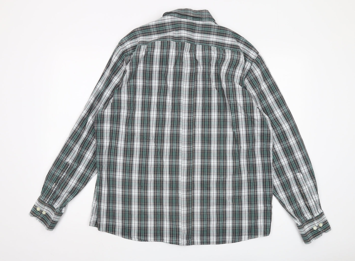 Marks and Spencer Men's Plaid Shirt, Large Multicolour
