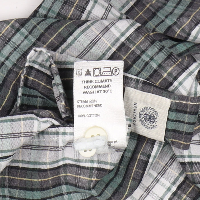 Marks and Spencer Men's Plaid Shirt, Large Multicolour