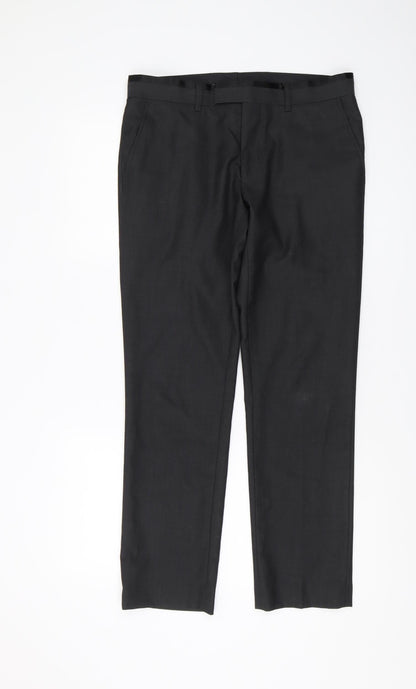 Topman Men's Black Dress Pants, Size S, Formal